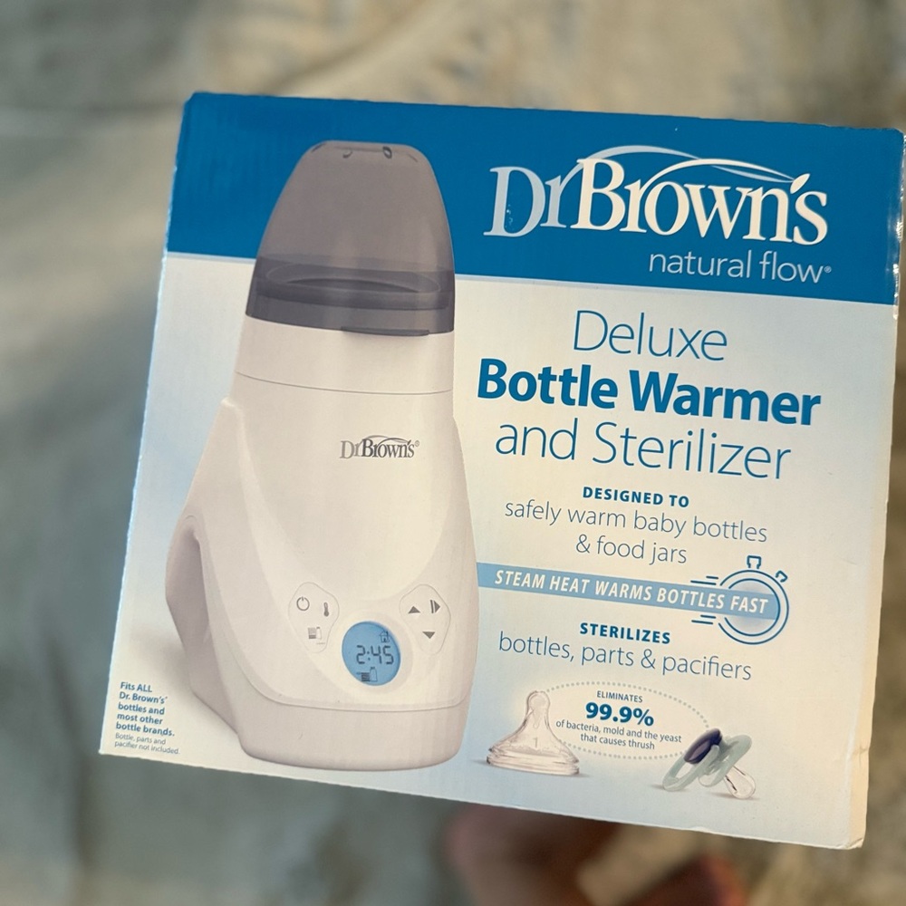 Dr. Brown's Deluxe Bottle Warmer and Sterilizer - White